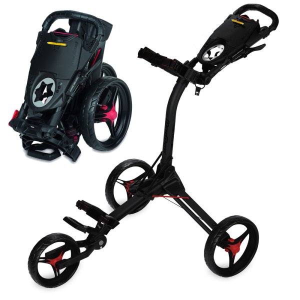 'Bag Boy C3 3-Rad Trolley schwarz/rot'