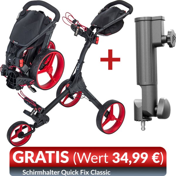 'Big Max IQ Plus 3 Rad Trolley schwarz/rot'