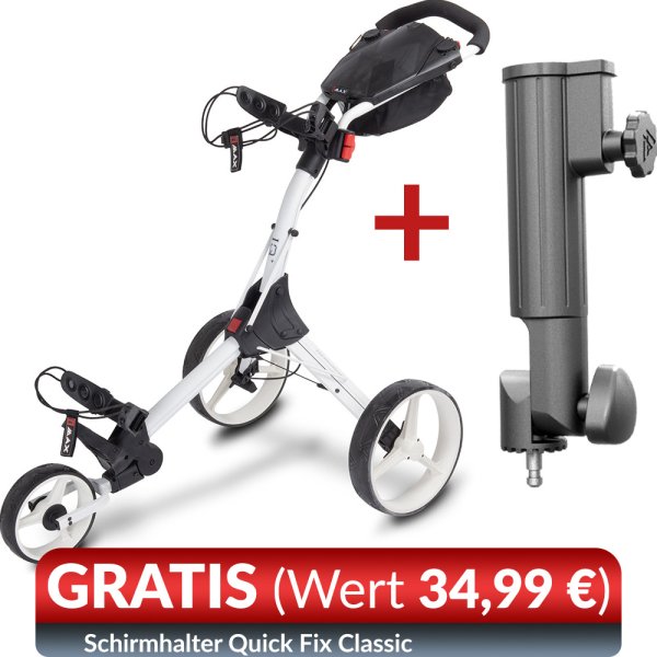 'Big Max IQ Plus 3 Rad Trolley weiss'
