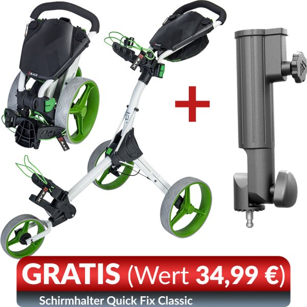 'Big Max IQ Plus 3 Rad Trolley weiss/lime'