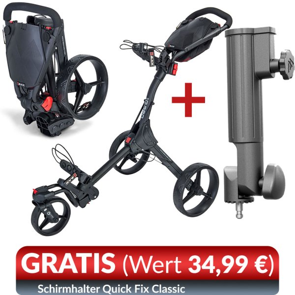 'Big Max IQ 360 3 Rad Trolley schwarz'