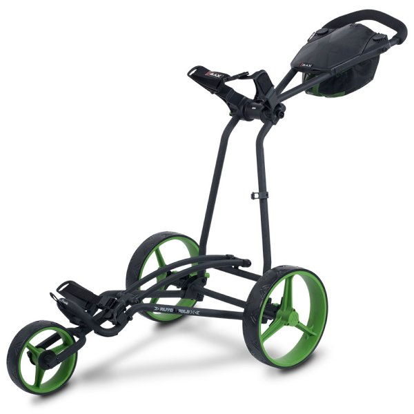 'Big Max Autofold X 3-Rad Trolley schwarz/lime'
