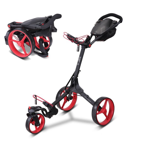 'Big Max IQ2 360 3 Rad Trolley schwarz/rot'