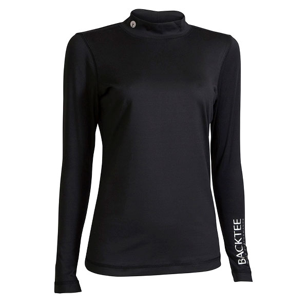 'BackTee Damen First Skin Turtle Neck schwarz'