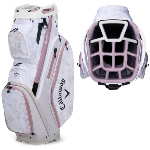 'Callaway Org 14 Cartbag weiss/grau/rosa'
