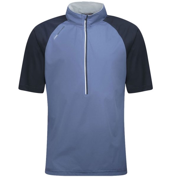 'Cross M Wind Pullover Herren Windbreaker 1/4 Zip blau'