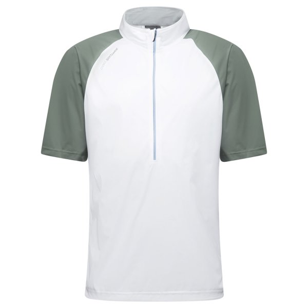 'Cross M Wind Pullover Herren Windbreaker 1/4 Zip weiss'