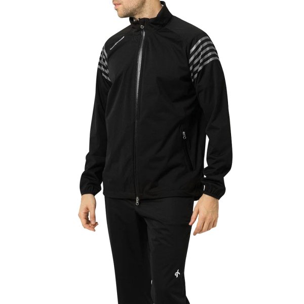 'Cross Golf Hurrican Herren Regenjacke schwarz'