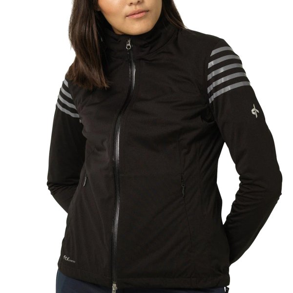'Cross Golf Hurrican Damen Regenjacke schwarz'