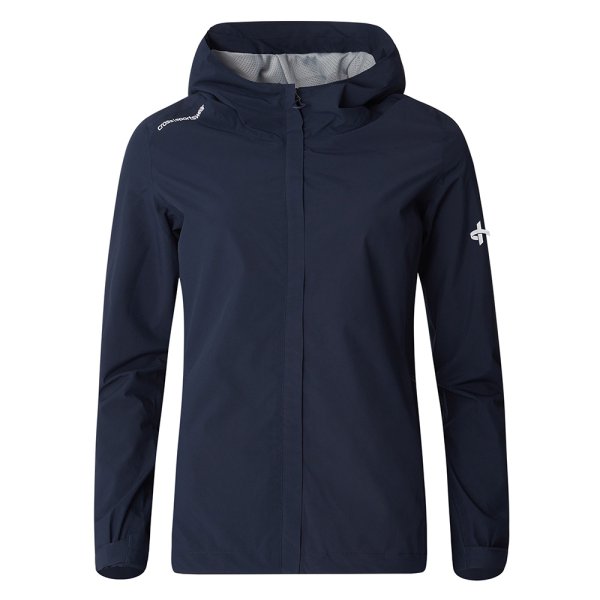 'Cross Hood Stretch Damen Golf Regenjacke schwarz'
