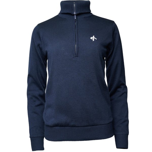 'Cross Storm Sweater Damen Golf 1/4 Zip Windbreaker navy'