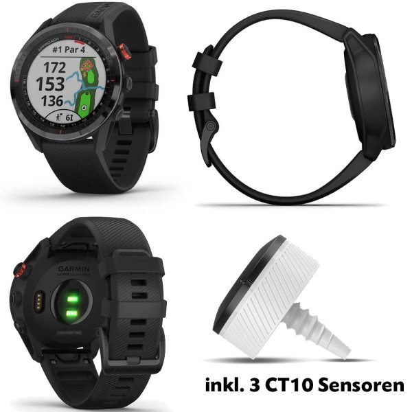 'Garmin Approach S62 GPS Golfuhr schwarz inkl. CT10'