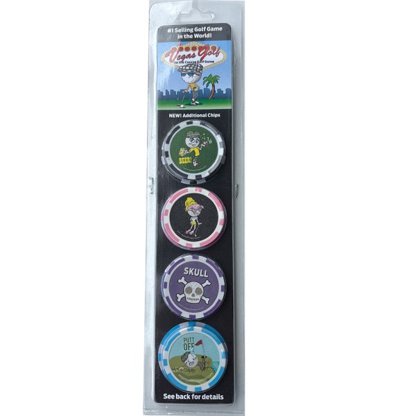 'Vegas Golf The Game Jetons 4er set'