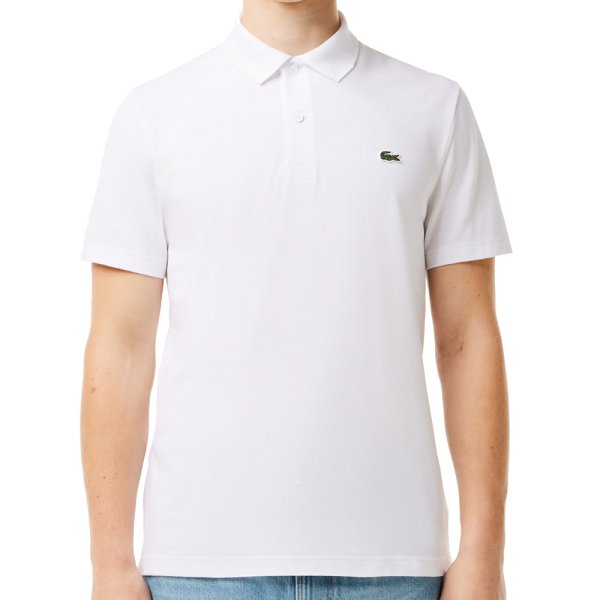 'Lacoste Golf Herren Polo Baumwollmix weiss'