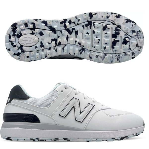 'New Balance 574 Greens v2 Damen Golfschuh weiss/navy'