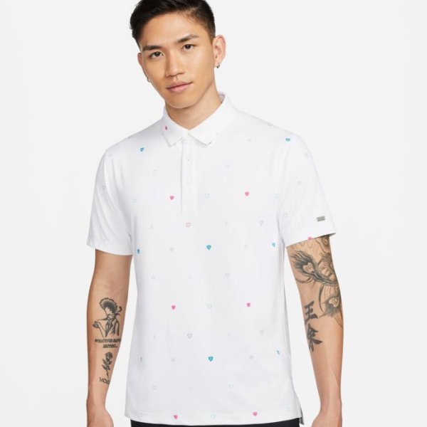 'Nike Dri-FIT Player Herren Polo (DH0645) weiss'