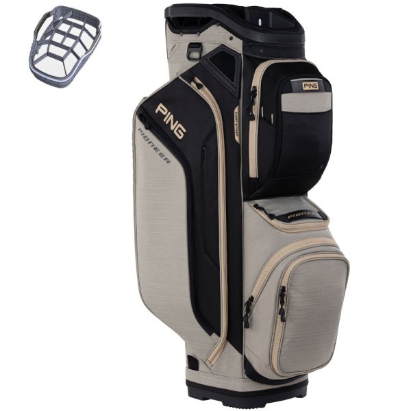 'Ping Pioneer 244 Cartbag beige/schwarz'