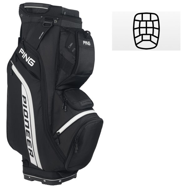 'Ping Pioneer 214 Cartbag schwarz'