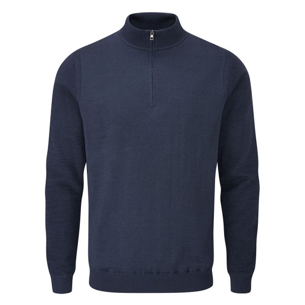 'Ping Golf Herren Croy 1/4 Zip Windbreaker Pullover navy'