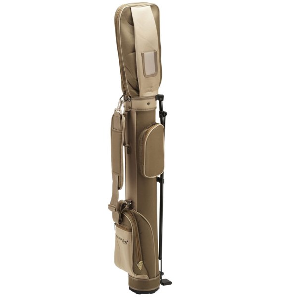 'Pencil Bag 'Sunday' mit Standbügel beige'