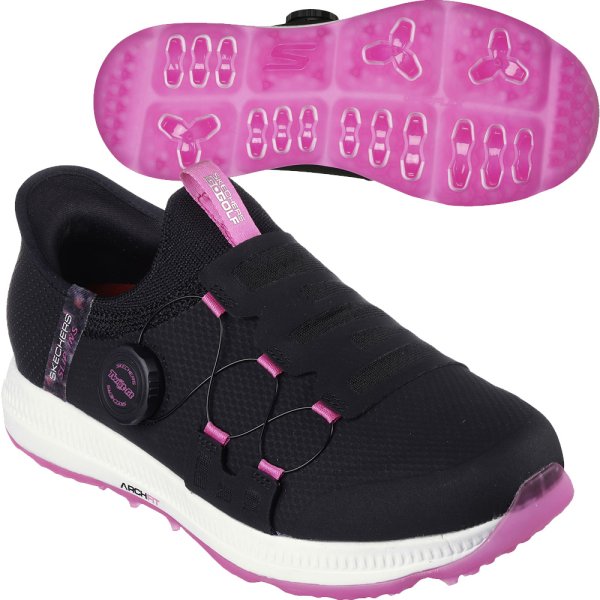 'Skechers Elite 5 Damengolfschuh (123062) schwarz/pink'