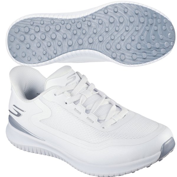 'Skechers Go Golf Flight SlipIn Damenchuh weiss/silber'