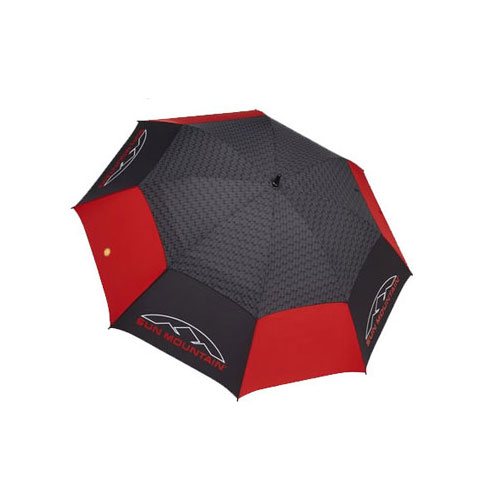 'Sun Mountain UV Golf Regenschirm schwarz/rot'