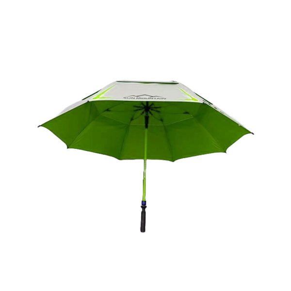 Sun Mountain Chrome Series 68' UV Golf Regenschirm lime