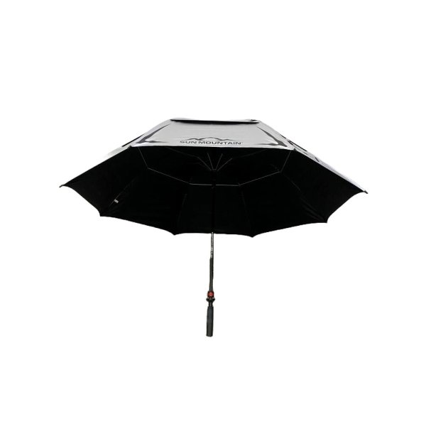 'Sun Mountain Chrome Series 68' UV Golf Regenschirm schwarz'
