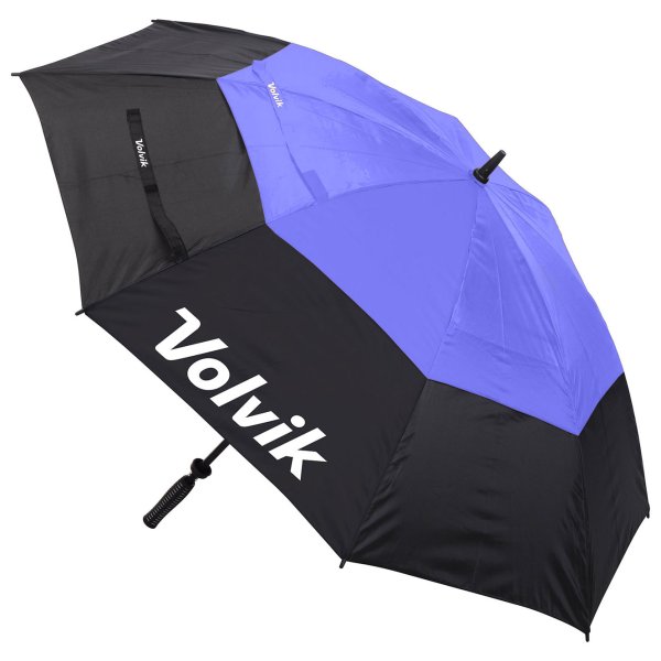 'Volvik Golf Regenschirm 64' schwarz/blau'