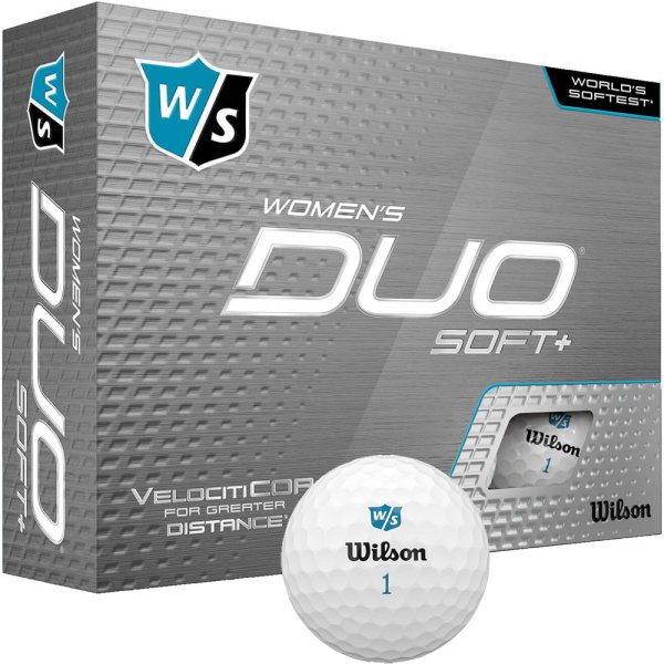 'Wilson Staff DUO soft+ 12er Damen weiss'