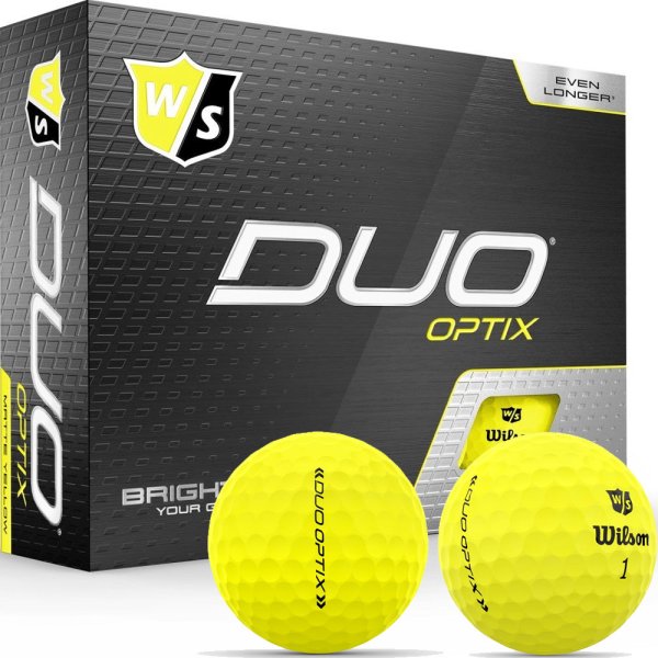 'Wilson Staff DUO optix 12er matt gelb'