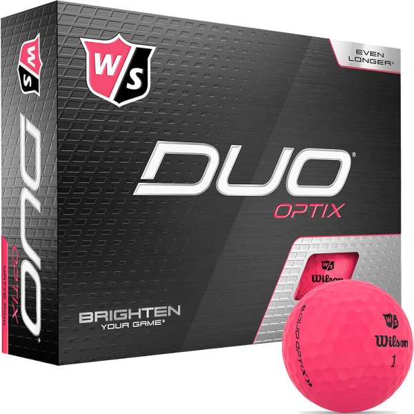 'Wilson Staff DUO optix 12er matt pink'
