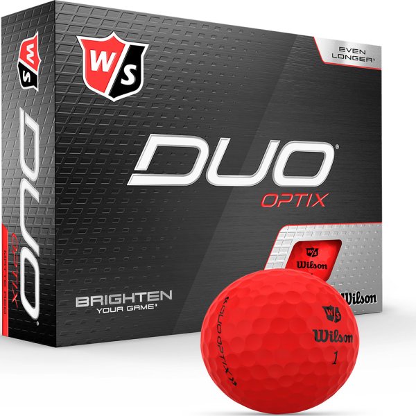 'Wilson Staff DUO optix 12er matt rot'