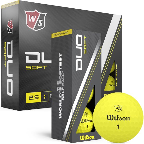 Wilson Staff DUO soft+ 2.0 12er gelb
