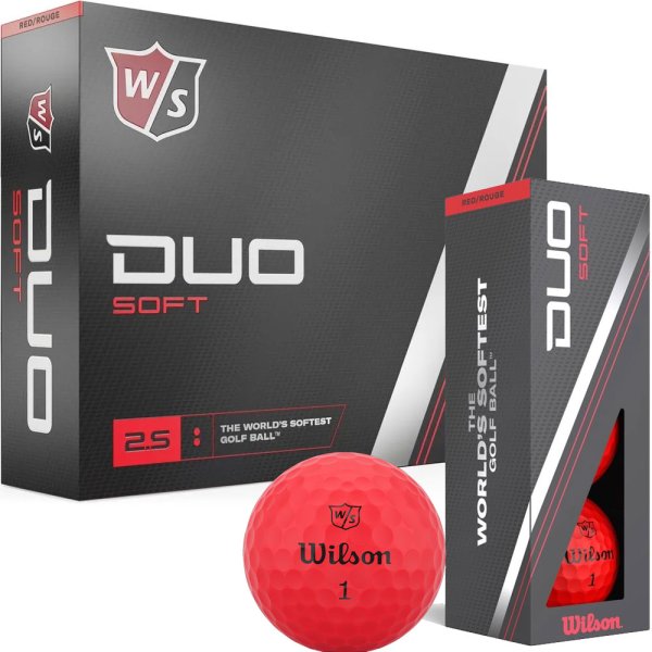 'Wilson Staff DUO soft+ 2.0 12er rot'