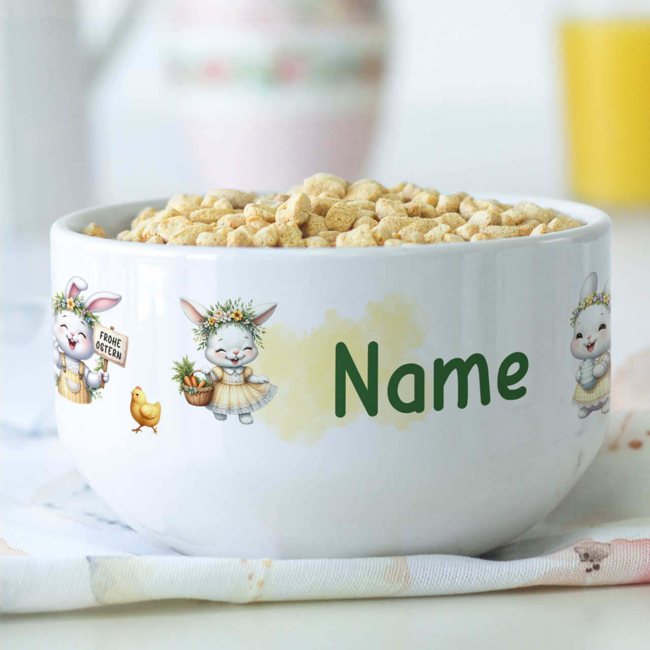 Müslischale Ostern personalisiert mit Namen