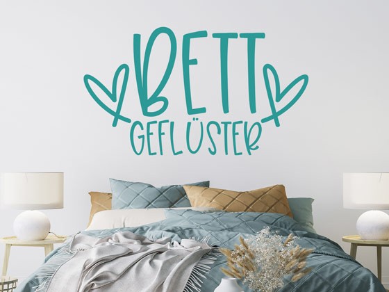Wandtattoo Schlafzimmer Bettgeflüster