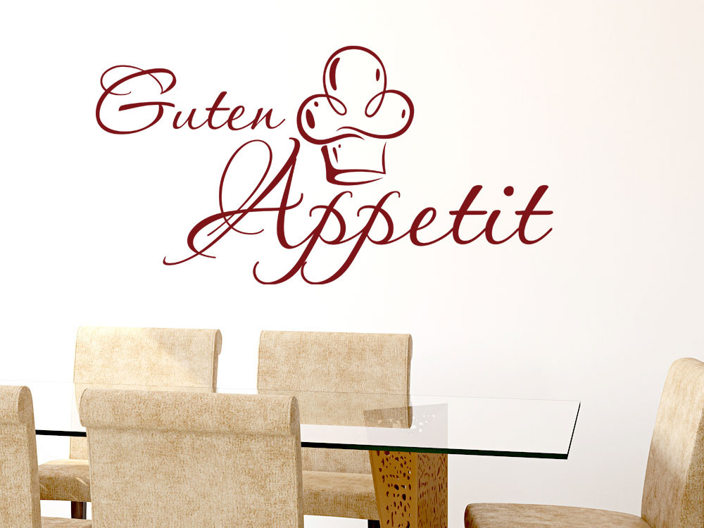 Wandtattoo Guten Appetit