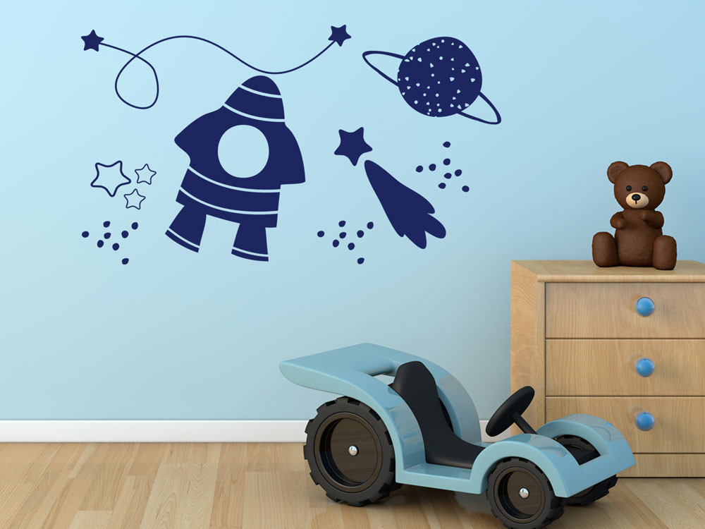 Wandtattoo Weltall