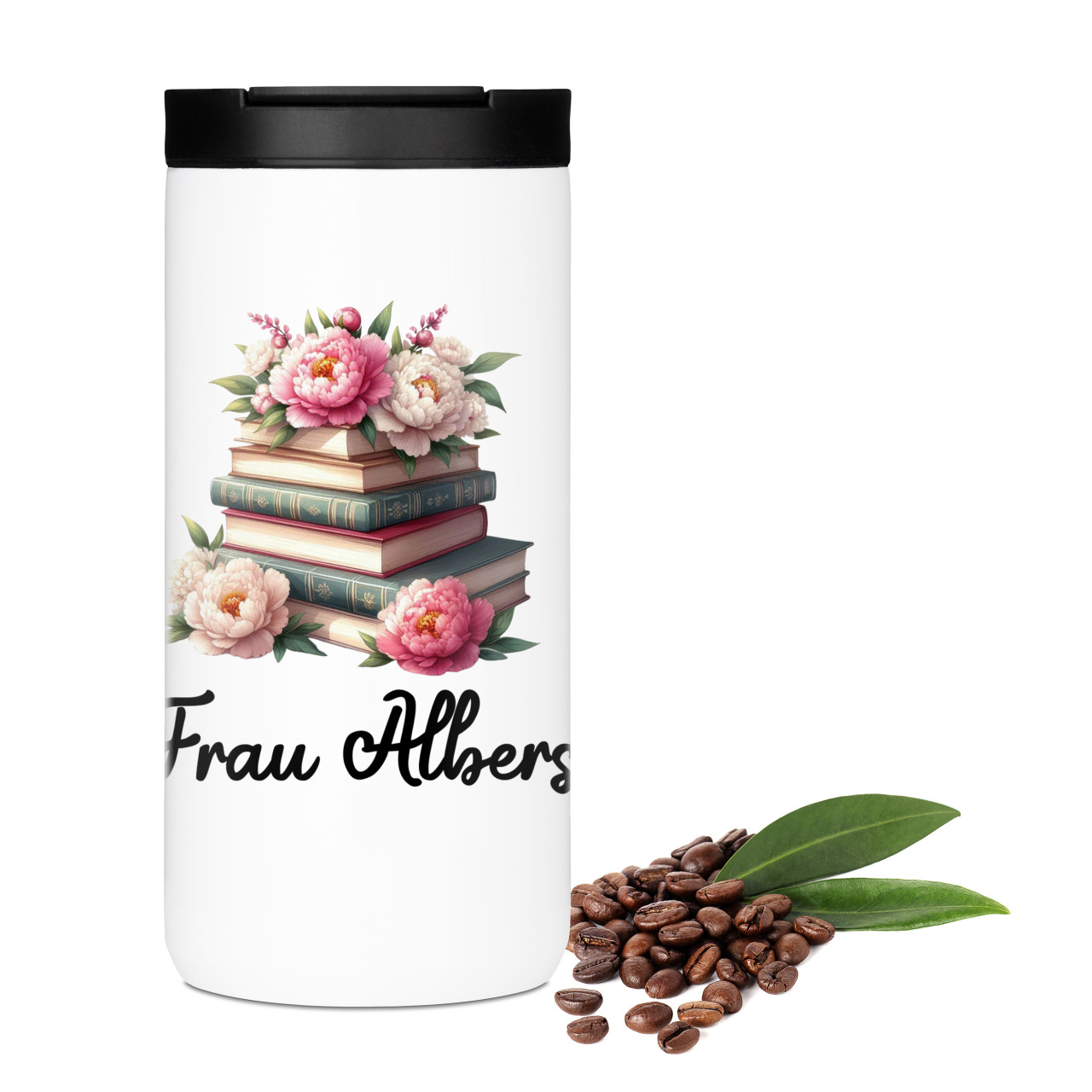Kaffeebecher Lehrerin Bücher mit Namen