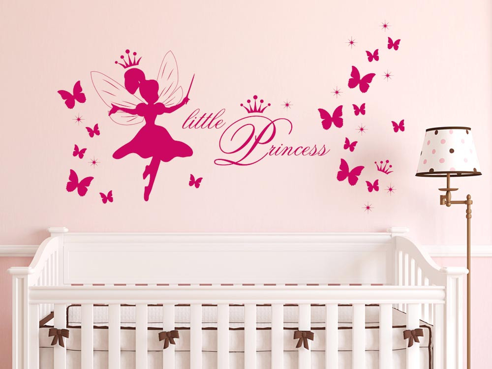 Wandtattoo Set little Princess Prinzessin
