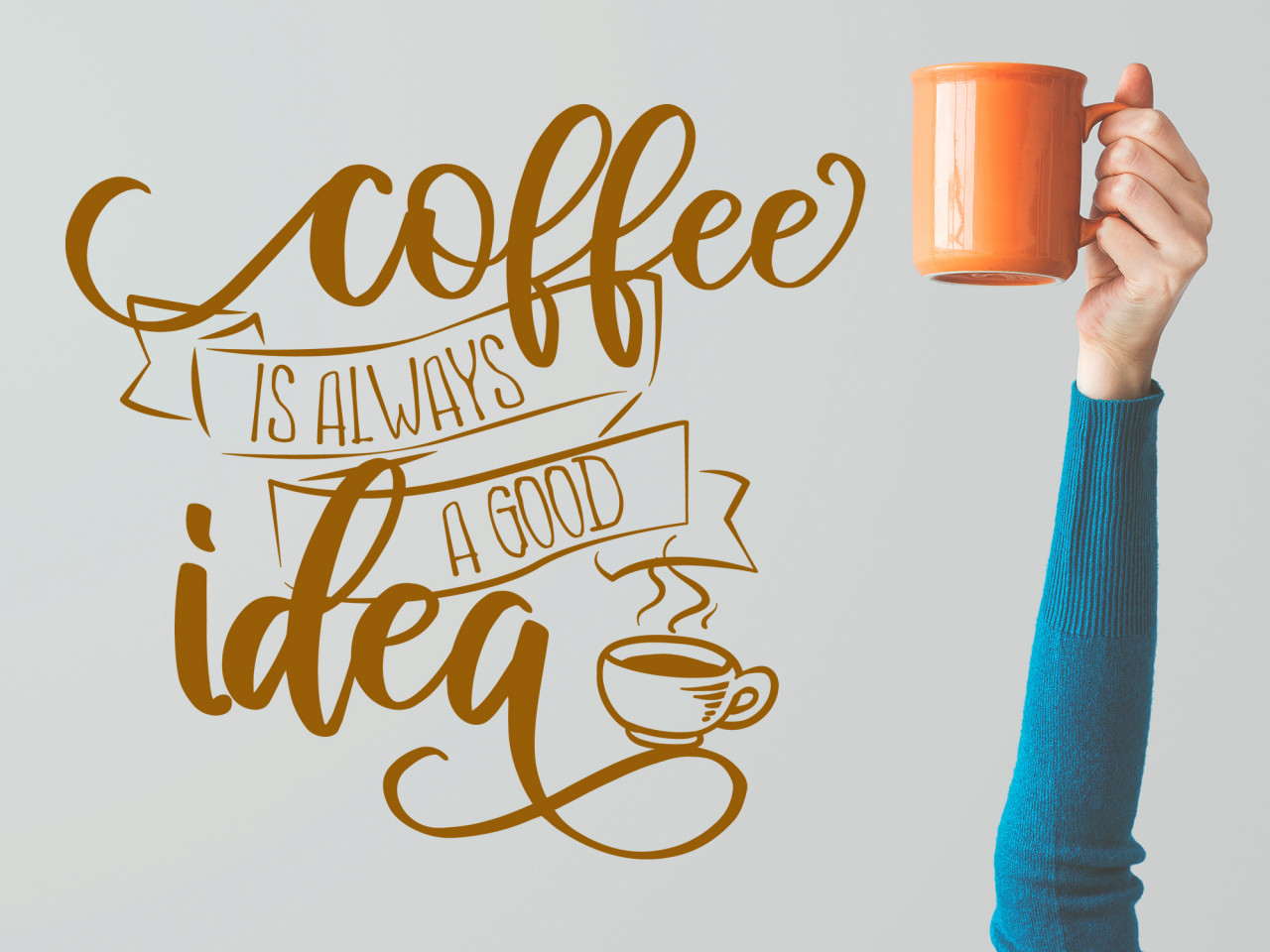 Wandtattoo Küche Kaffee Spruch