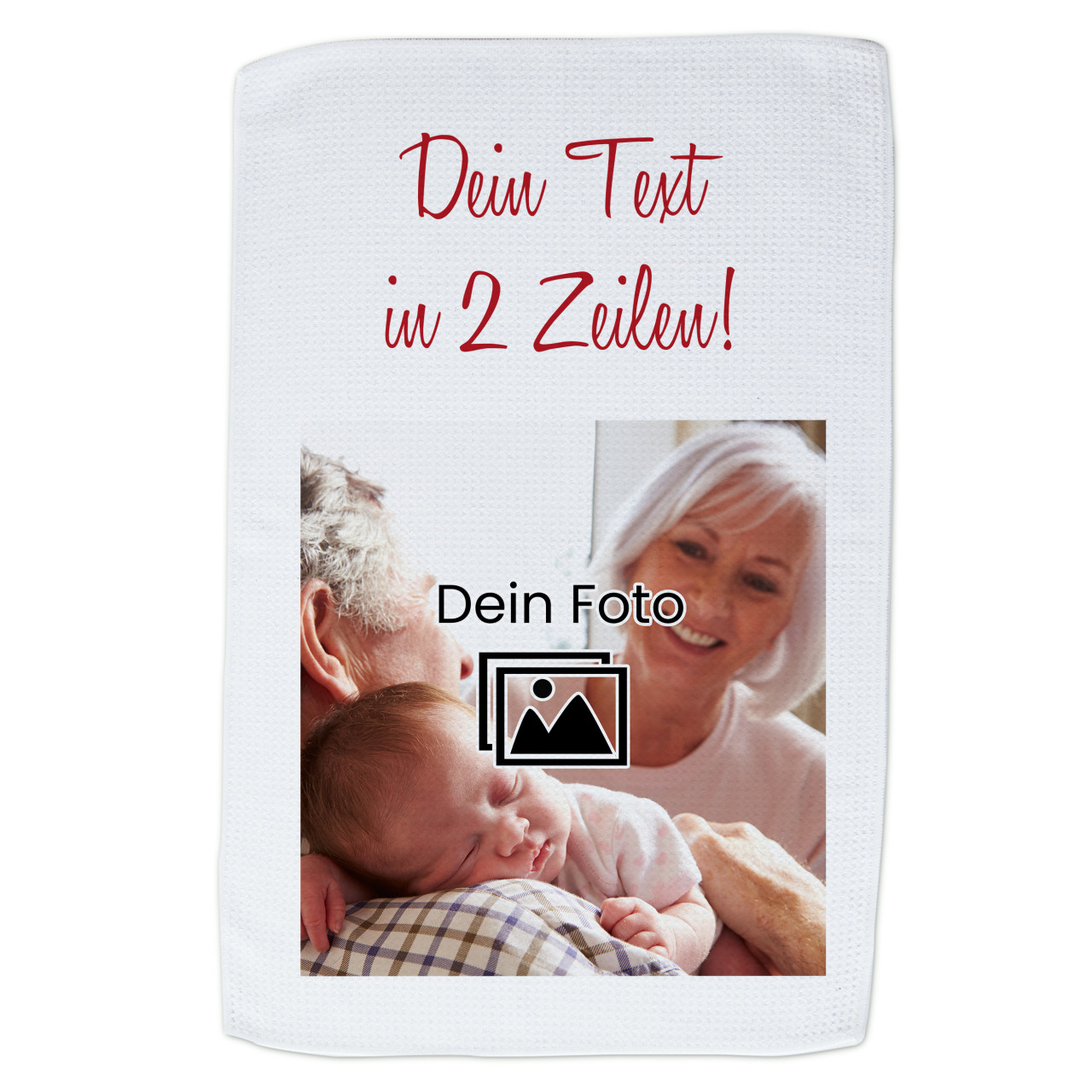 Personalisierte Geschirrtücher für die Familie