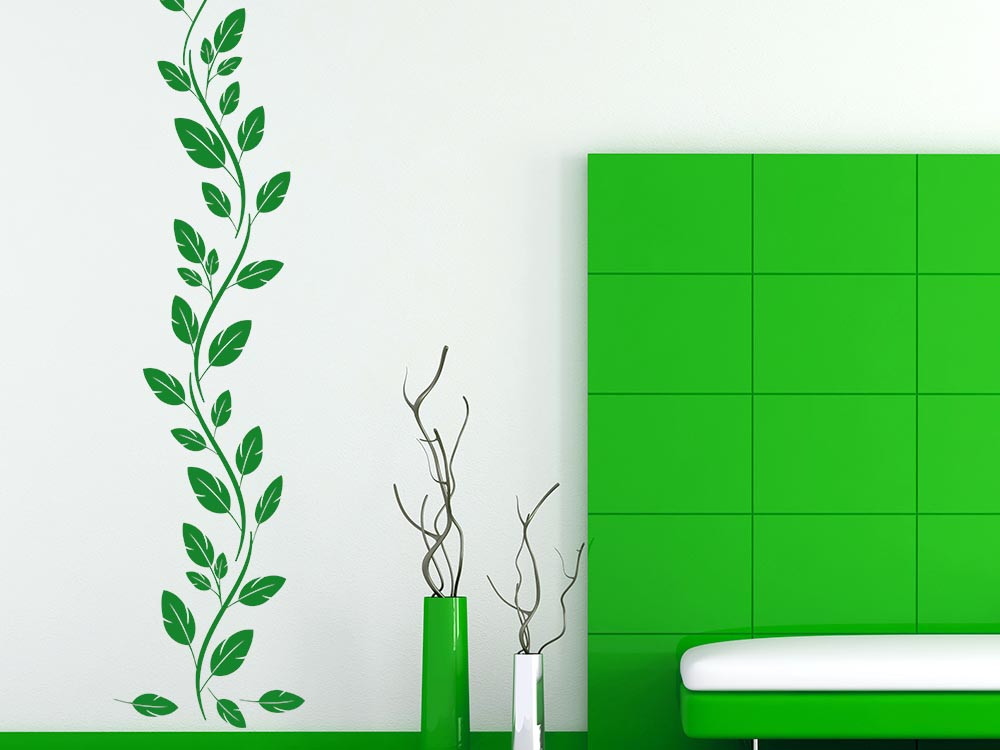 Wandtattoo Wandbanner Blätterranke Ranke Blätter