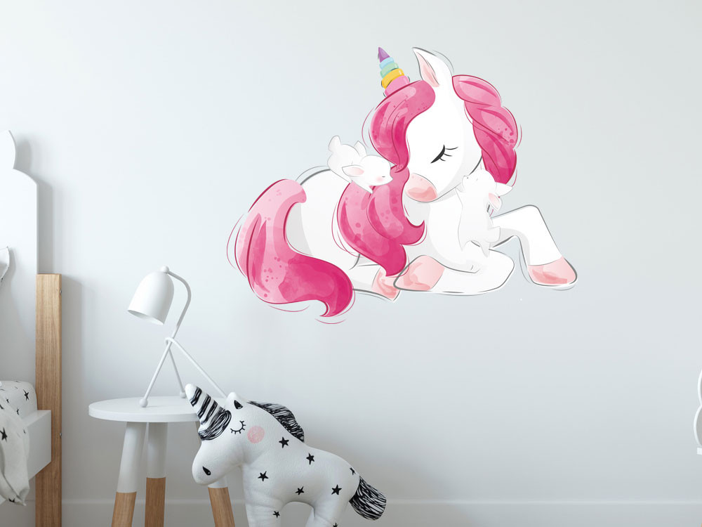 Wandtattoo Einhorn für Kinderzimmer