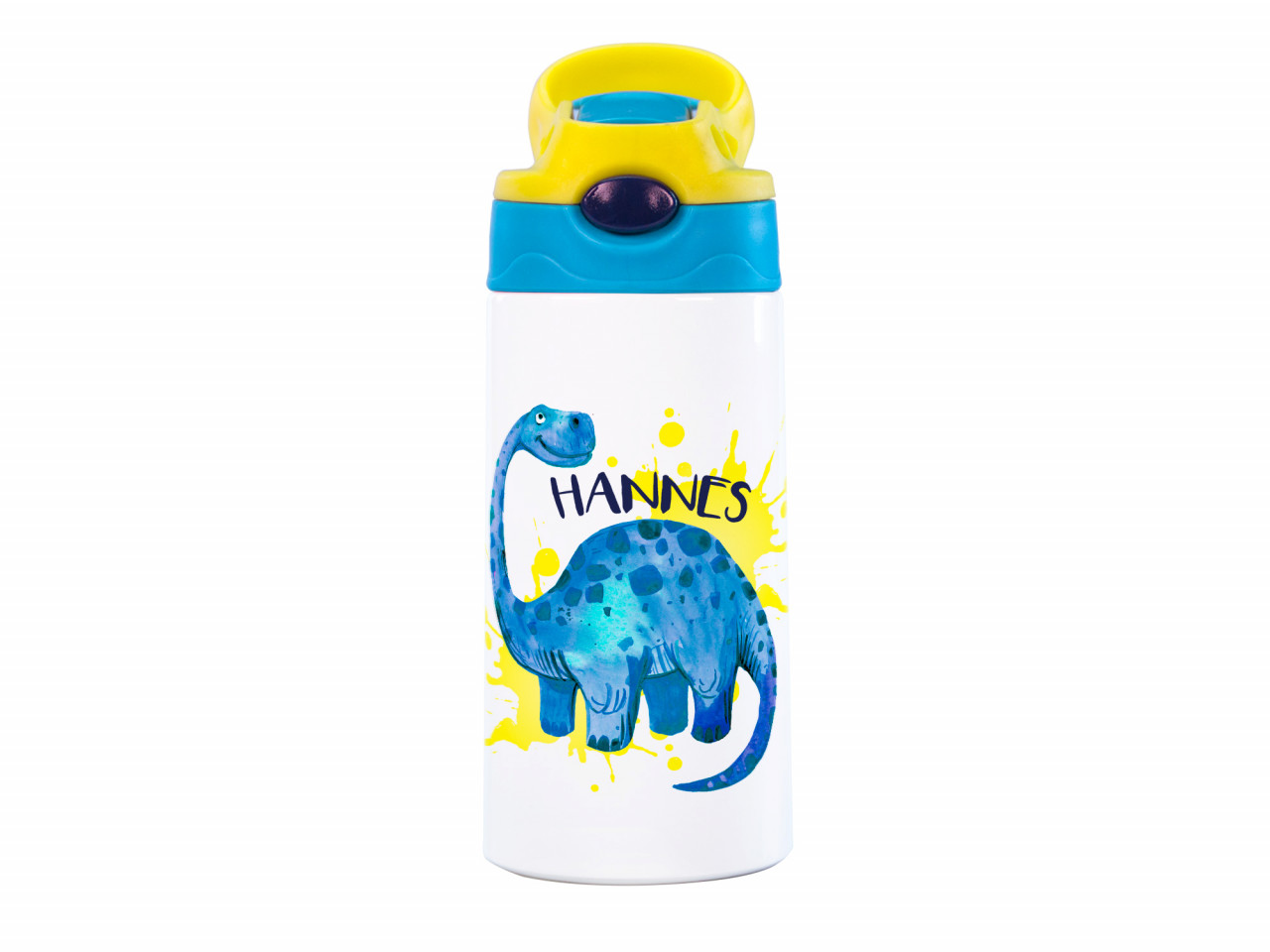 Thermosflasche für Kinder personalisiert - Dinosaurier
