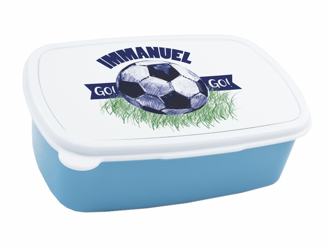 Brotdose Fußballer für Kinder Jungen, personalisiert mit...