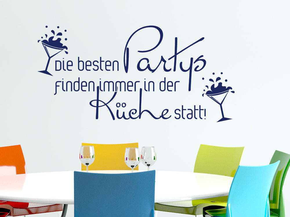 Wandtattoo für Küche Die besten Partys