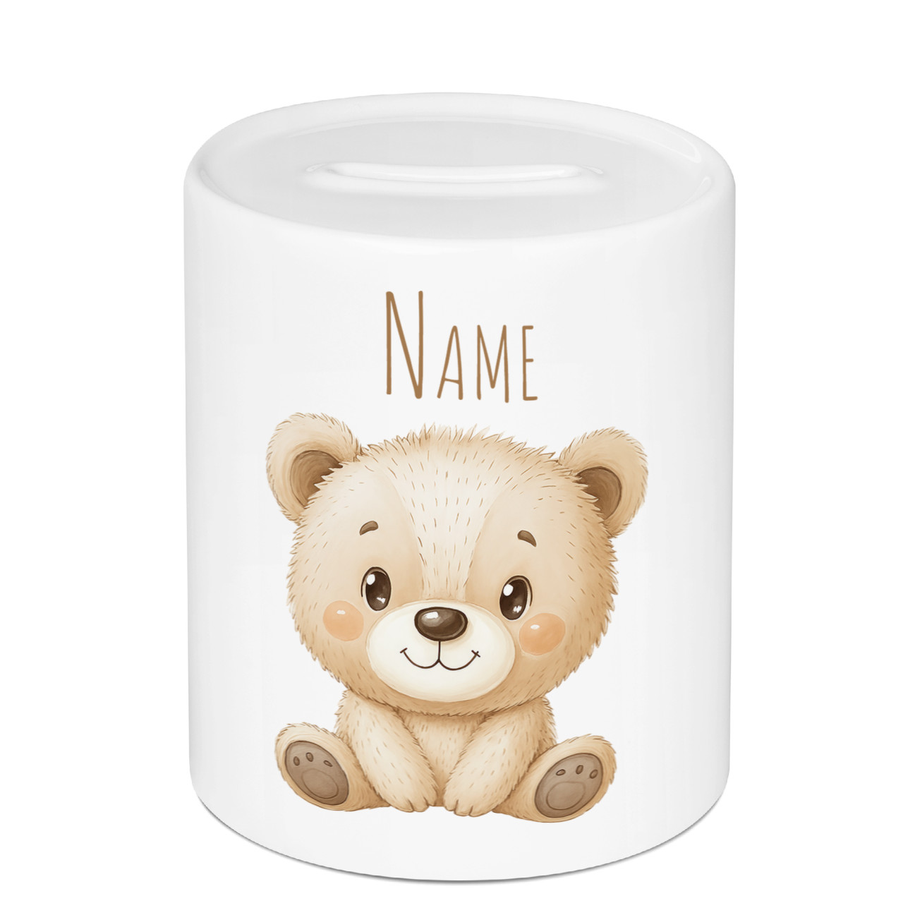 Personalisierte Spardose Tiere